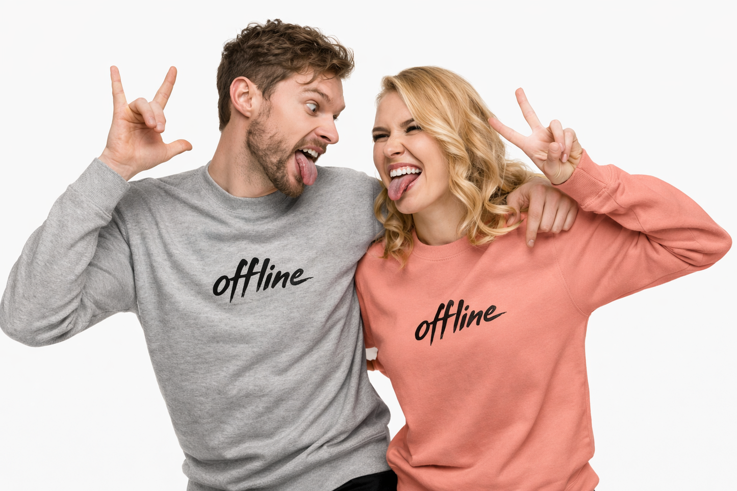 Bluza Oversize "Offline" – Streetwear z Charakterem Unisex - Premium Bawełna |  BTL by AnnaPAP