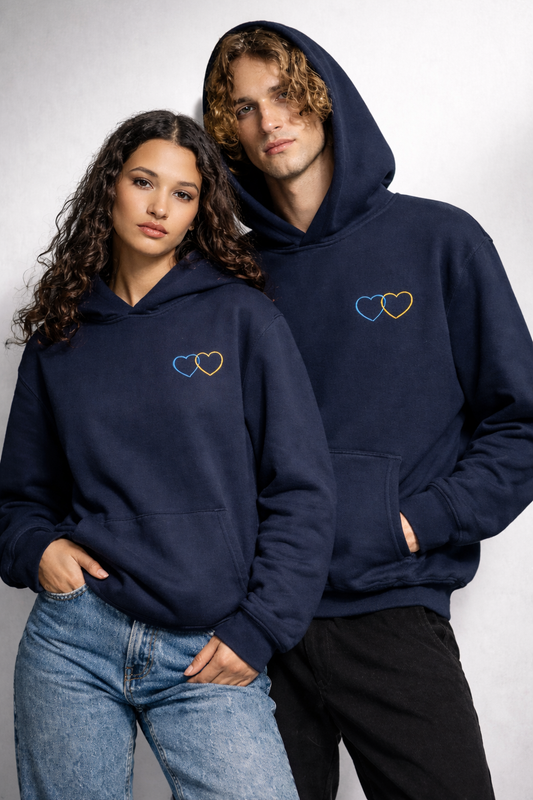 Bluza z kapturem Oversize Hoodie "Przesłanie Pokoju" - komfort i modny streetwearowy styl